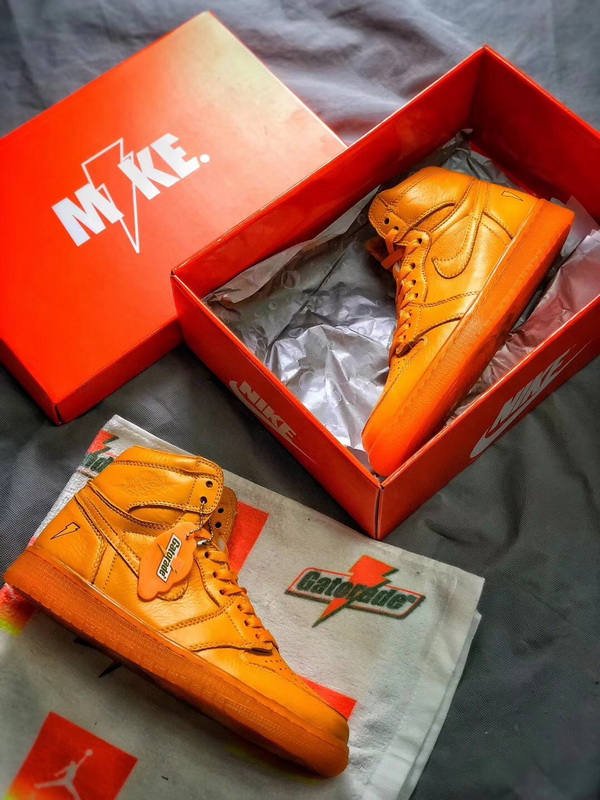 Authentic Air Jordan 1 Gatorade Orange